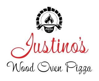 Justino's Wood Oven Pizza logo
