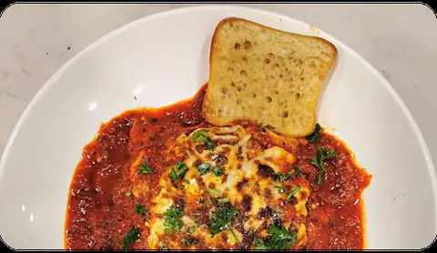 Homemade Lasagna Alla Bolognese at Justino's Wood Oven Pizza, Oakville