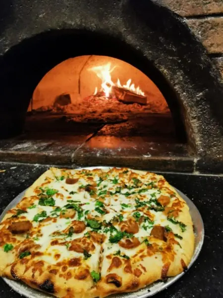 Rapini e Salsicca at Justino's Wood Oven Pizza, Oakville